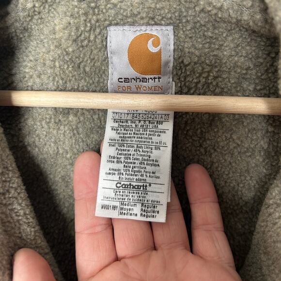 Vintage Carhartt Sherpa-Lined Vest “Ruby” WV001 RBY - Picture 7 of 8